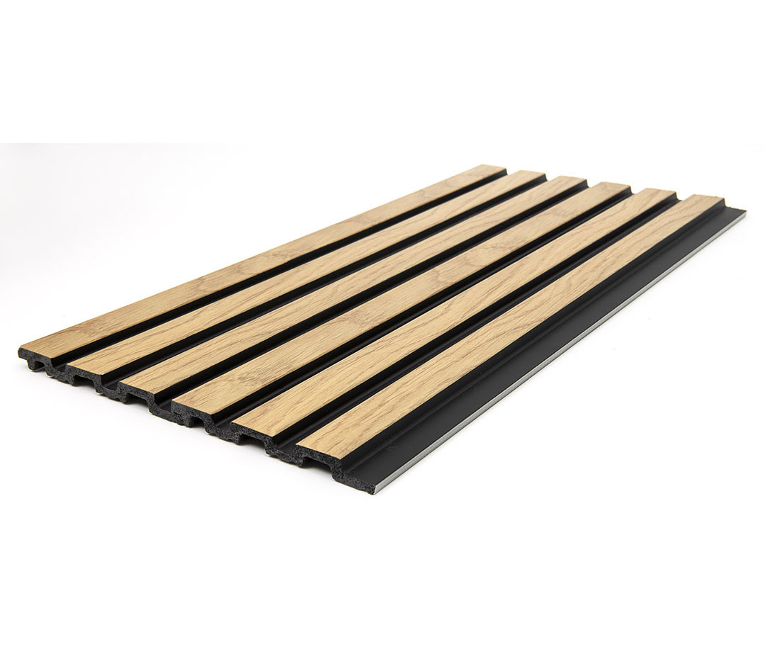 Εικόνα της PS PANEL Με 3D Πηχάκια F4 Piano 12/122/2900mm NAT.OAK/BLACK