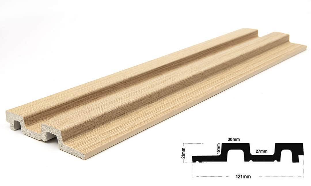 Εικόνα της PS PANEL Με 3D Πηχάκια  04 RESIDENCE 21/122 mm WHITE OAK 7-26-AP001-4