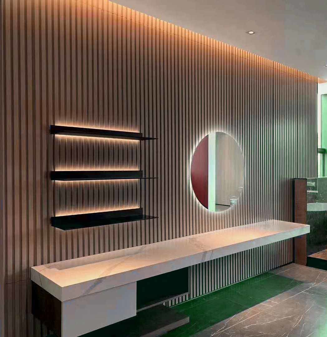 Εικόνα της PS PANEL Με 3D Πηχάκια 44 RESIDENCE 21/122 mm BROWN OAK 7-26-AP001-44