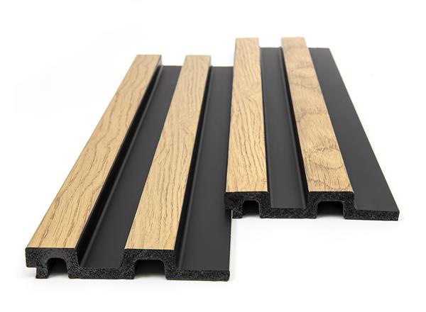 Εικόνα της PS PANEL Με 3D Πηχάκια F4 RESIDENCE 21/122 mm NAT.OAK/BLACK 7-26-AP001-F-4