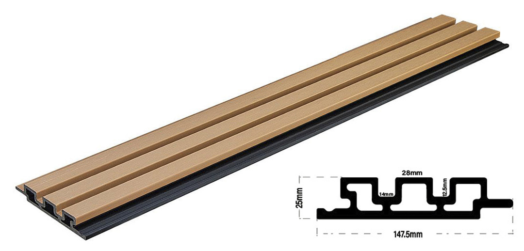Εικόνα της WPC PANEL 2ης Γενιάς Με 3D Πηχάκια 25/147.5mm OAK 5580 7-24-FSGW02-OAK