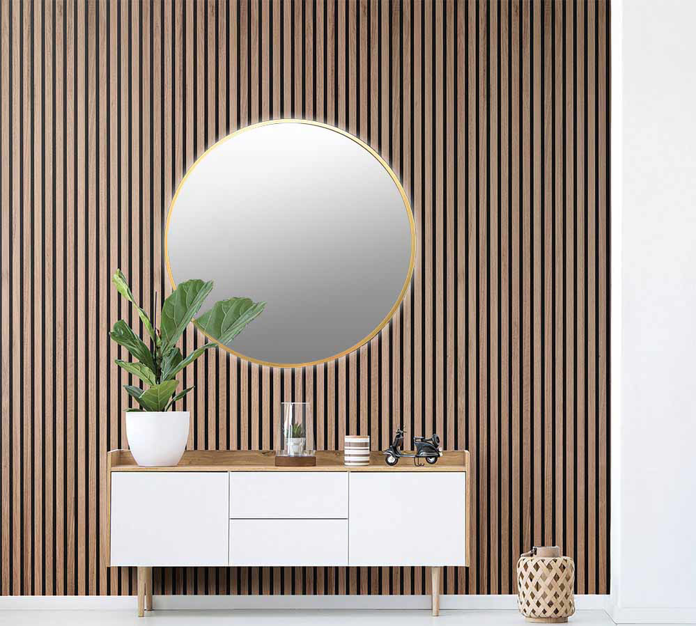 Εικόνα της WPC PANEL 2ης Γενιάς Με 3D Πηχάκια 25/147.5mm TEAK 5510 7-24-FSGW02-TEAK