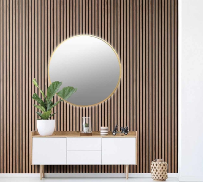 Εικόνα της WPC PANEL 2ης Γενιάς Με 3D Πηχάκια 25/147.5mm TEAK 5510 7-24-FSGW02-TEAK