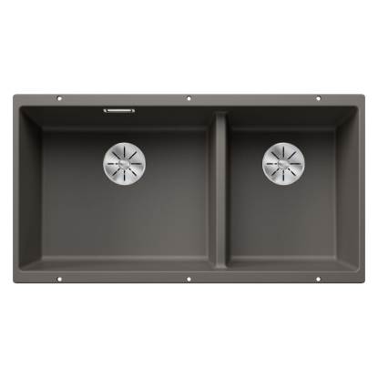 Εικόνα της Νεροχύτης Υποκαθήμενος Blanco Subline 480/320-U Silgranit 85,5x46cm Volcano Grey 527351