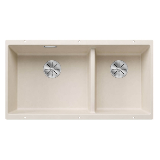 Εικόνα της Νεροχύτης Υποκαθήμενος Blanco Subline 480/320-U Silgranit 85,5x46cm Soft White 527168