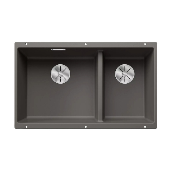 Εικόνα της Νεροχύτης Υποκαθήμενος Blanco Subline 430/270-U Silgranit 75,5x46cm Volcano Grey 527350