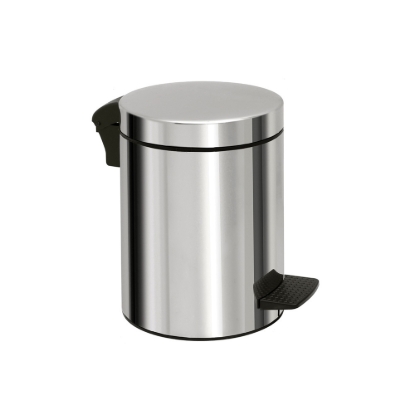Εικόνα της Χαρτοδοχείο Pam&Co 05-136-001 5lt Soft Close Ø20xH28(cm) Inox Γυαλιστερό