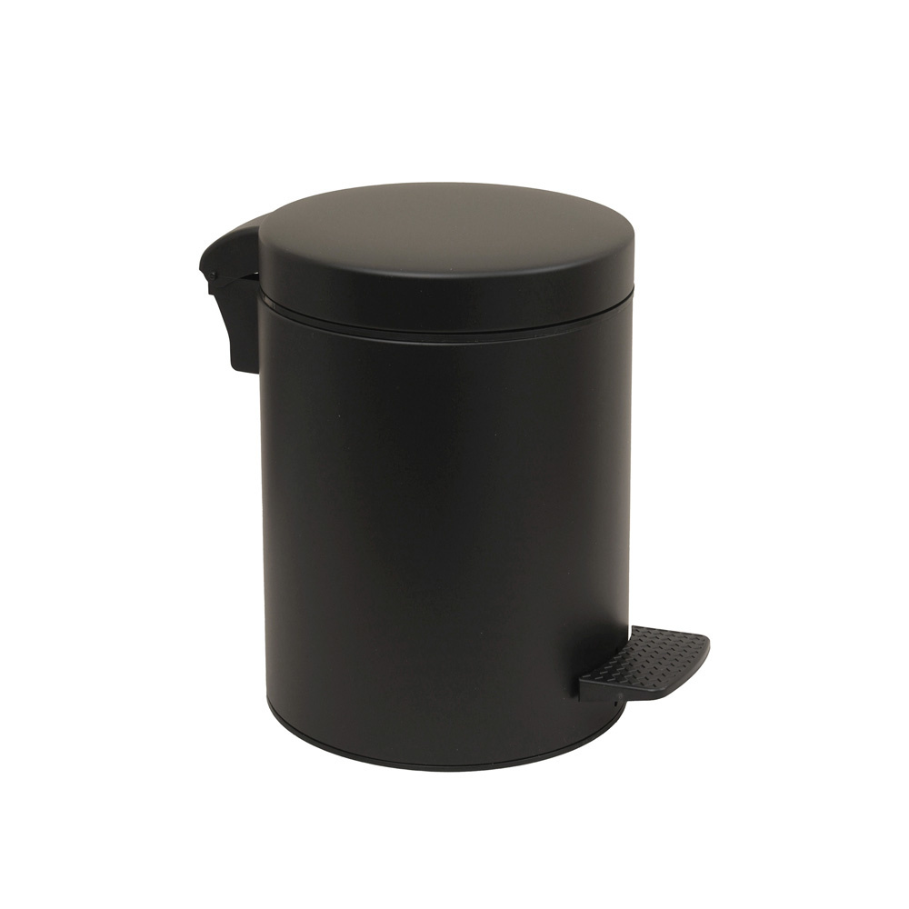 Εικόνα της Χαρτοδοχείο Pam&Co 05-096-403 5lt Soft Close Ø20xH28(cm) Black Matt