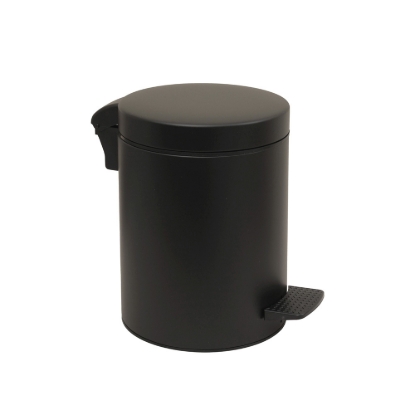 Εικόνα της Χαρτοδοχείο Pam&Co 05-096-403 5lt Soft Close Ø20xH28(cm) Black Matt
