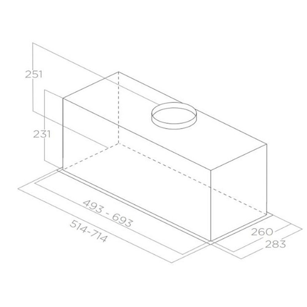 Εικόνα της Απορροφητήρας Pyramis Τζάκι Turbo EF 52cm 065305001
