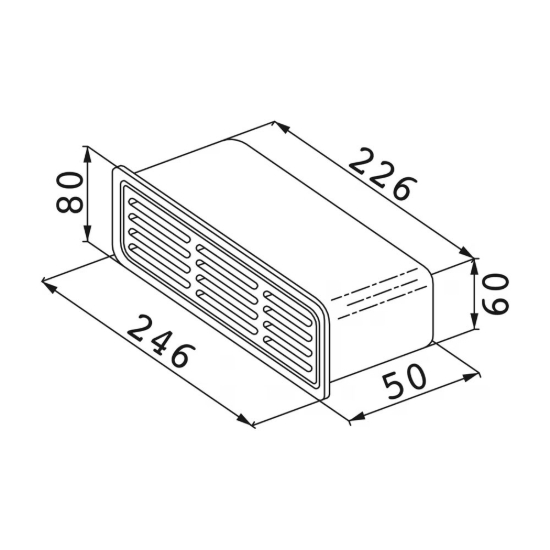 Εικόνα της Περσίδα σταθερή πλακέ AG 25/5 R Franke 3120107412