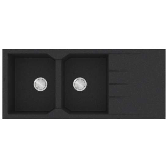 Εικόνα της Νεροχύτης Sanitec Ultra Granite 800 (116x50) Grafite