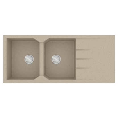 Εικόνα της Νεροχύτης Sanitec Ultra Granite 800 (116x50) Sabbia