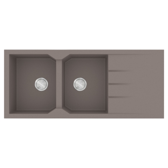 Εικόνα της Νεροχύτης Sanitec Ultra Granite 800 (116x50) Sienna