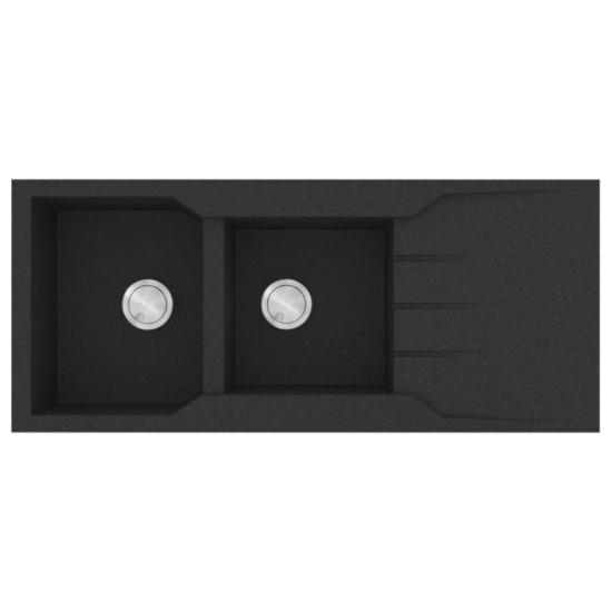 Εικόνα της Νεροχύτης Sanitec Ultra Granite 801 (116x50) Grafite