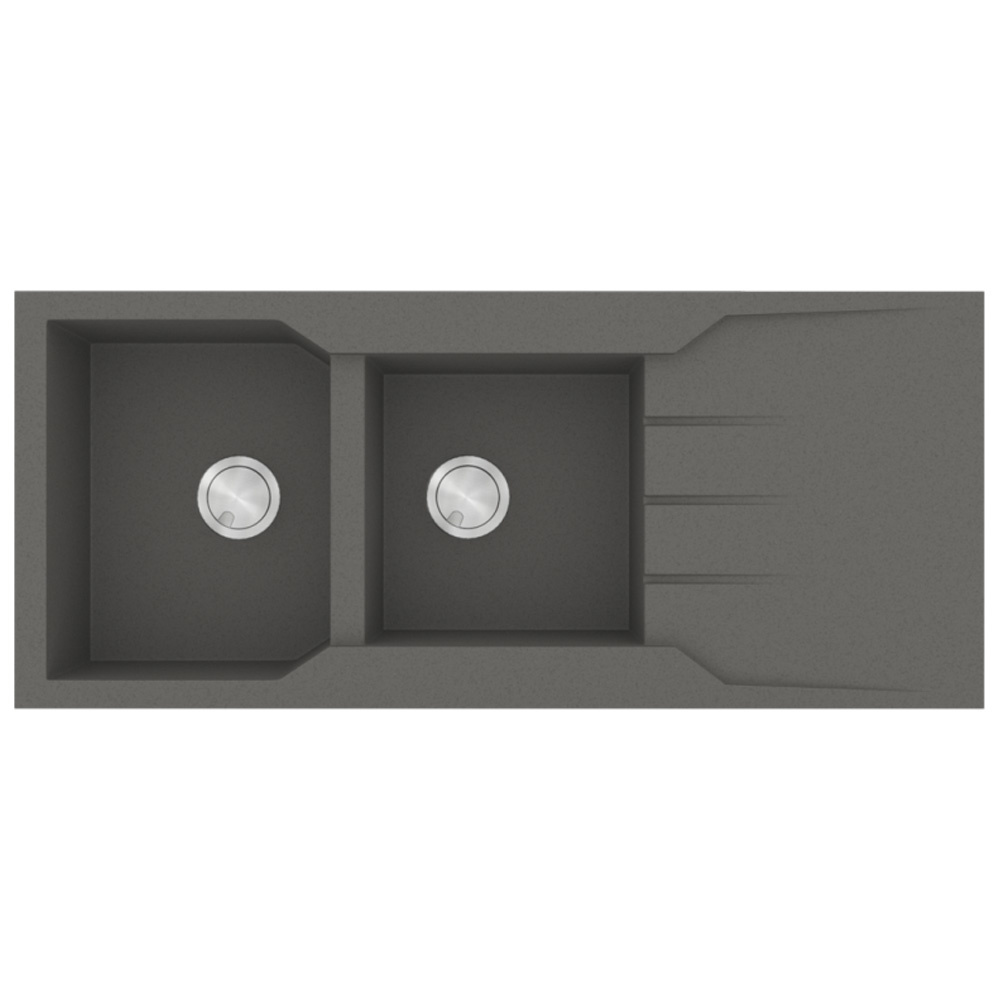 Εικόνα της Νεροχύτης Sanitec Ultra Granite 801 (116x50) Pietra