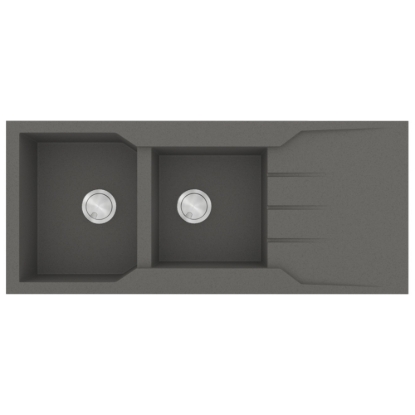 Εικόνα της Νεροχύτης Sanitec Ultra Granite 801 (116x50) Pietra