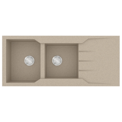 Εικόνα της Νεροχύτης Sanitec Ultra Granite 801 (116x50) Sabbia