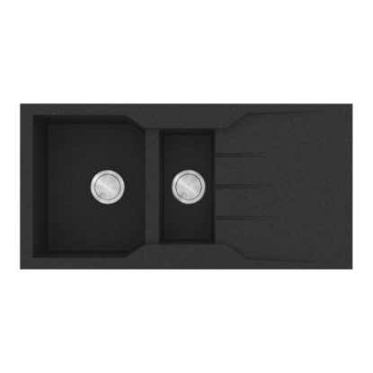 Εικόνα της Νεροχύτης Sanitec Ultra Granite 802 (100x50) Grafite