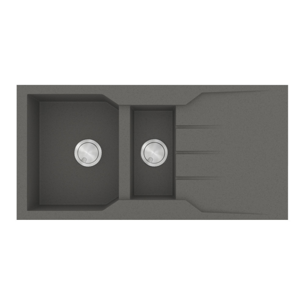 Εικόνα της Νεροχύτης Sanitec Ultra Granite 802 (100x50) Pietra