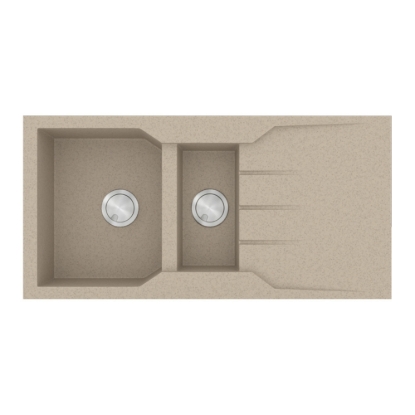 Εικόνα της Νεροχύτης Sanitec Ultra Granite 802 (100x50) Sabbia