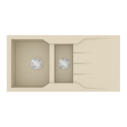 Εικόνα της Νεροχύτης Sanitec Ultra Granite 802 (100x50) Ocra