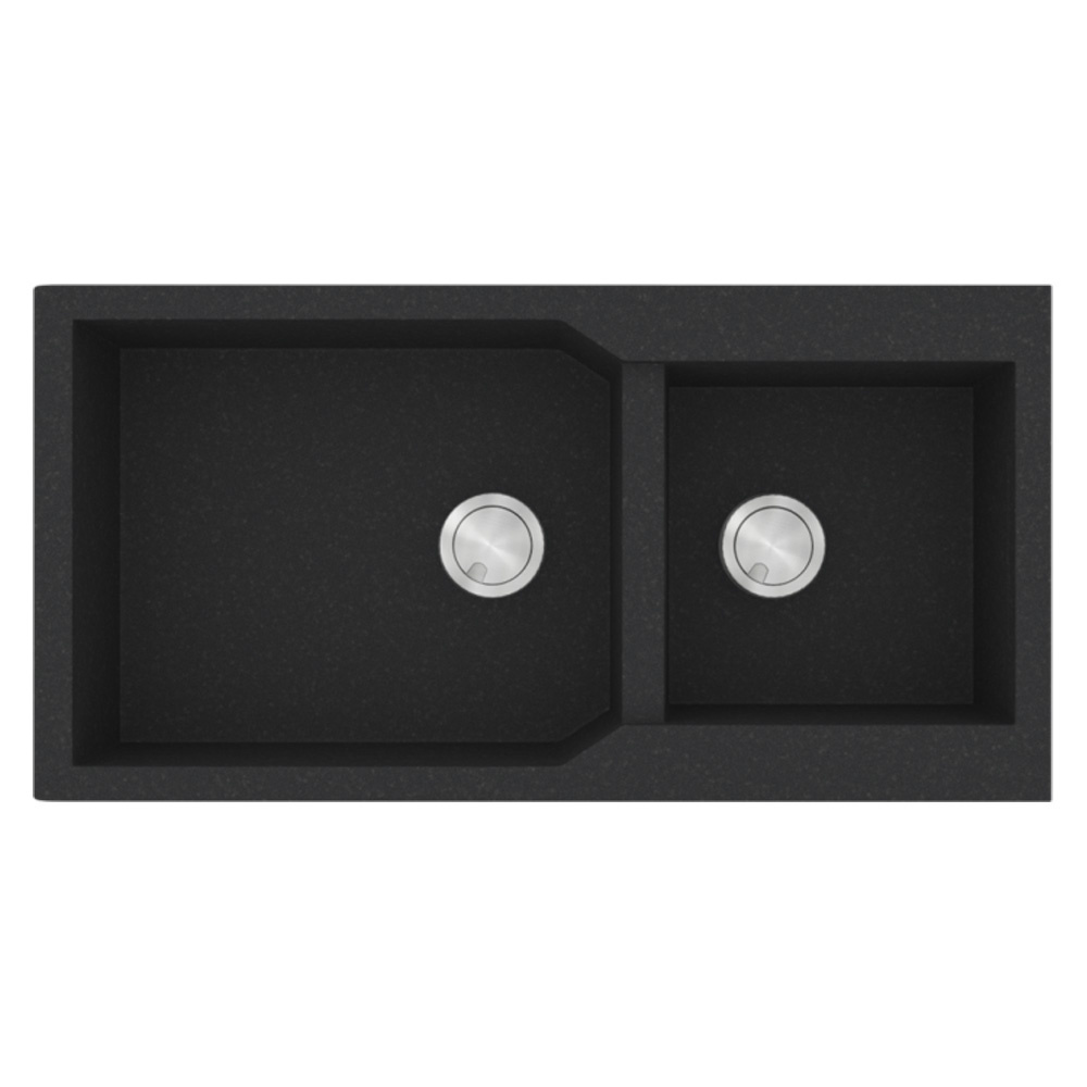 Εικόνα της Νεροχύτης Sanitec Ultra Granite 803 (98x50) Grafite