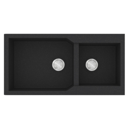 Εικόνα της Νεροχύτης Sanitec Ultra Granite 803 (98x50) Grafite