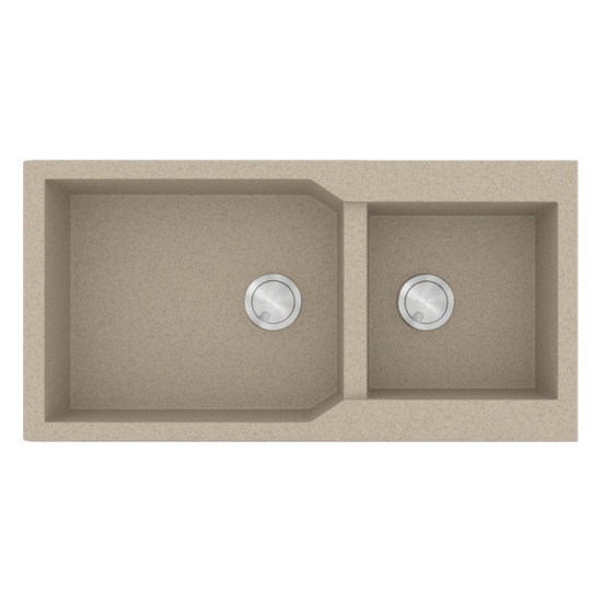 Εικόνα της Νεροχύτης Sanitec Ultra Granite 803 (98x50) Sabbia