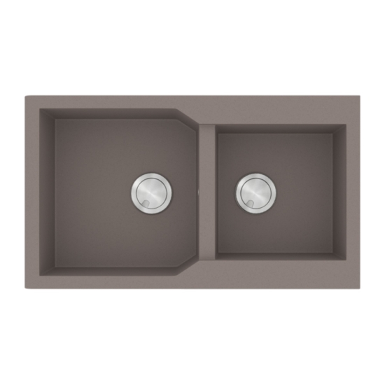 Εικόνα της Νεροχύτης Sanitec Ultra Granite 804 (86x50) Sienna