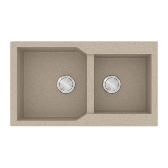 Εικόνα της Νεροχύτης Sanitec Ultra Granite 804 (86x50) Sabbia