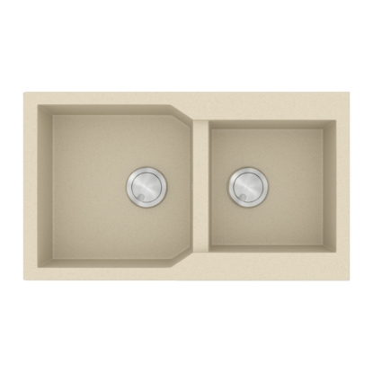 Εικόνα της Νεροχύτης Sanitec Ultra Granite 804 (86x50) Ocra