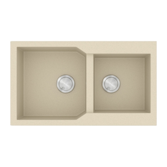 Εικόνα της Νεροχύτης Sanitec Ultra Granite 804 (86x50) Ocra