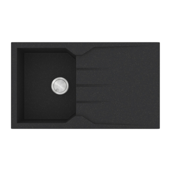 Εικόνα της Νεροχύτης Sanitec Ultra Granite 805 (86x50) Grafite