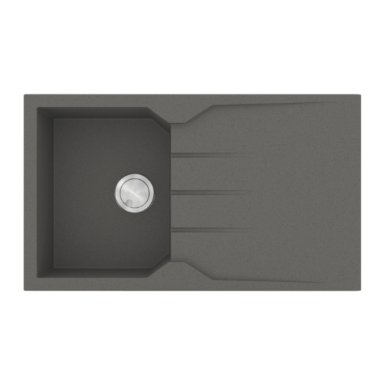 Εικόνα της Νεροχύτης Sanitec Ultra Granite 805 (86x50) Pietra