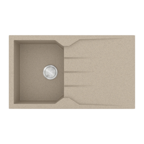 Εικόνα της Νεροχύτης Sanitec Ultra Granite 805 (86x50) Sabbia