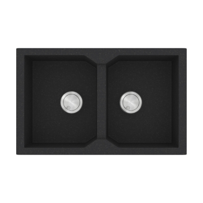 Εικόνα της Νεροχύτης Sanitec Ultra Granite 806 (79x50) Grafite