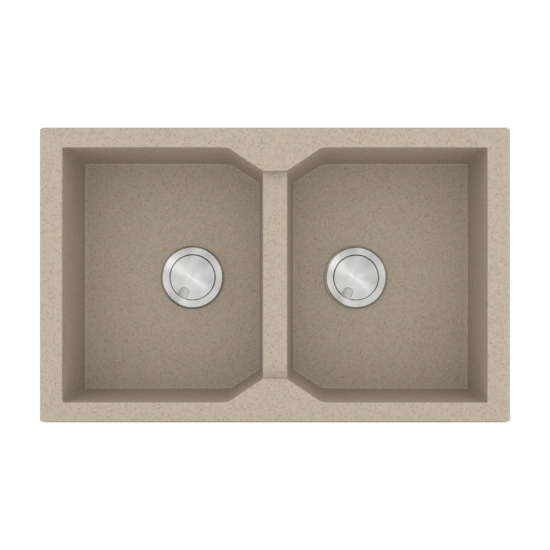 Εικόνα της Νεροχύτης Sanitec Ultra Granite 806 (79x50) Sabbia