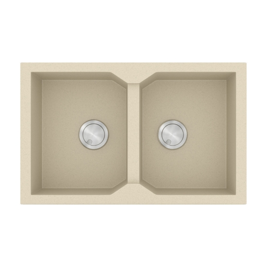 Εικόνα της Νεροχύτης Sanitec Ultra Granite 806 (79x50) Ocra