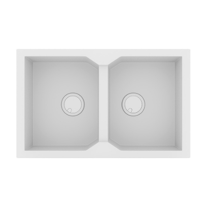 Εικόνα της Νεροχύτης Sanitec Ultra Granite 806 (79x50) Bianco