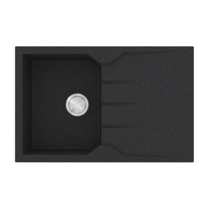 Εικόνα της Νεροχύτης Sanitec Ultra Granite 807 (79x50) Grafite