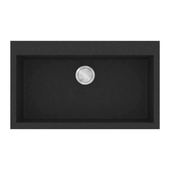 Εικόνα της Νεροχύτης Sanitec Ultra Granite 808 (79x50) Grafite