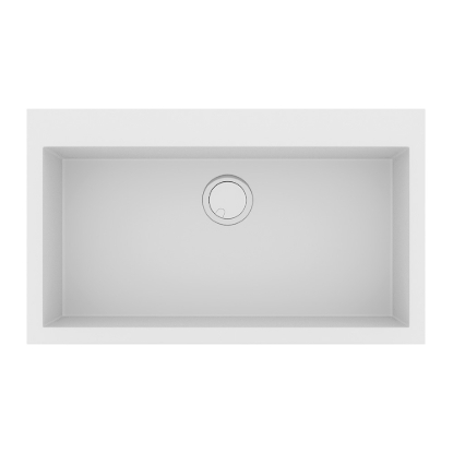 Εικόνα της Νεροχύτης Sanitec Ultra Granite 808 (79x50) Bianco