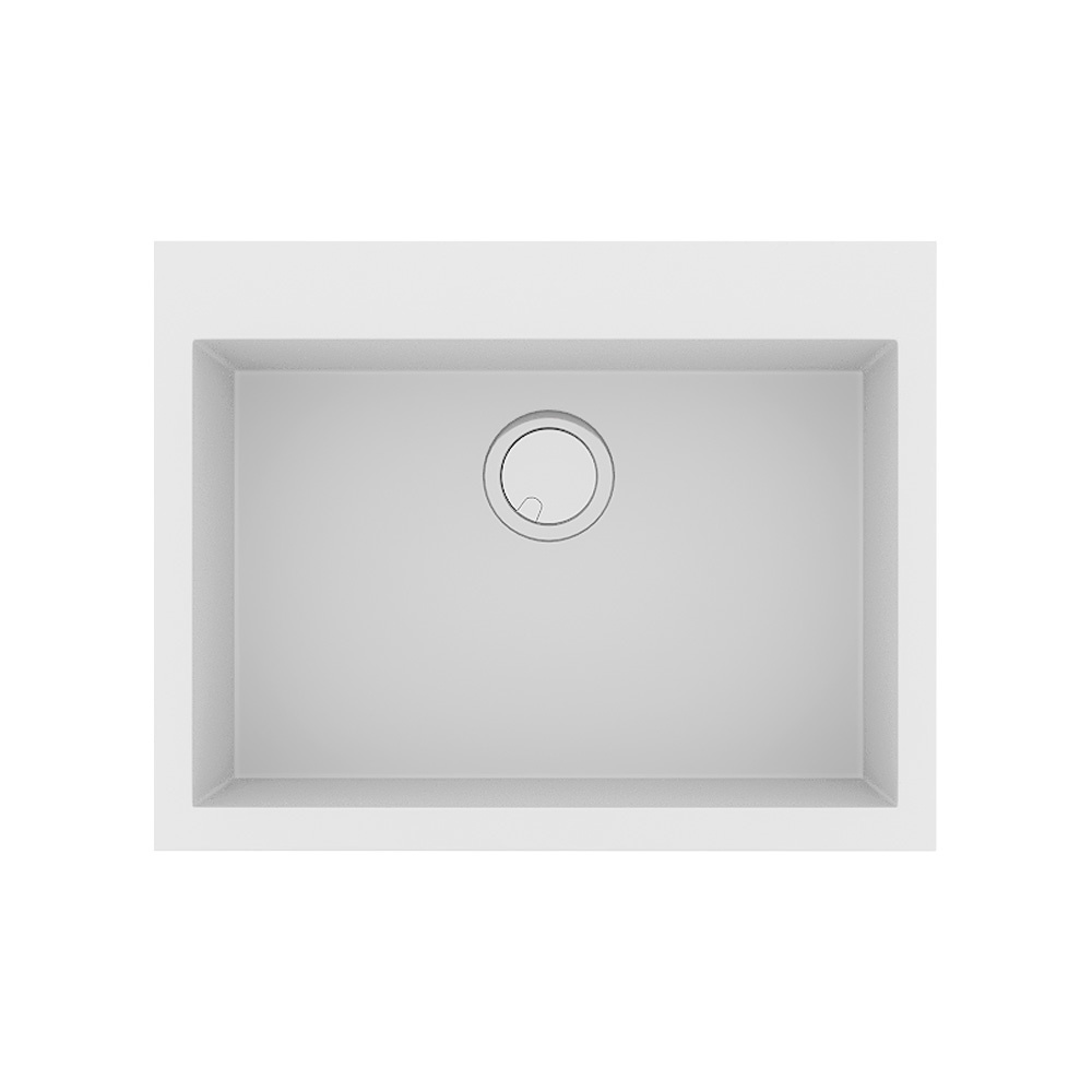 Εικόνα της Νεροχύτης Sanitec Ultra Granite 809 (60x50) Bianco
