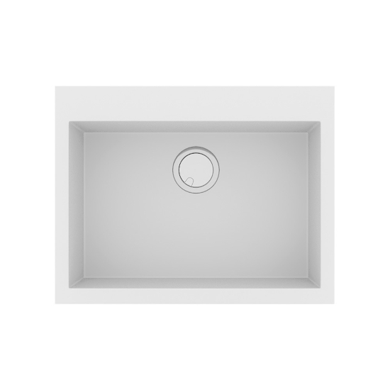 Εικόνα της Νεροχύτης Sanitec Ultra Granite 809 (60x50) Bianco