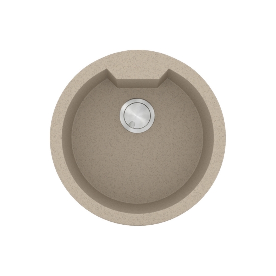 Εικόνα της Νεροχύτης Sanitec Ultra Granite 810 (Ø51) Sabbia