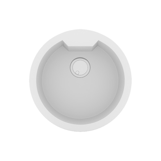 Εικόνα της Νεροχύτης Sanitec Ultra Granite 810 (Ø51) Bianco