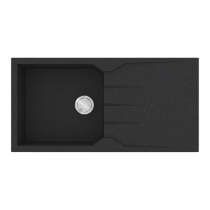 Εικόνα της Νεροχύτης Sanitec Ultra Granite 811 (100x50) Grafite