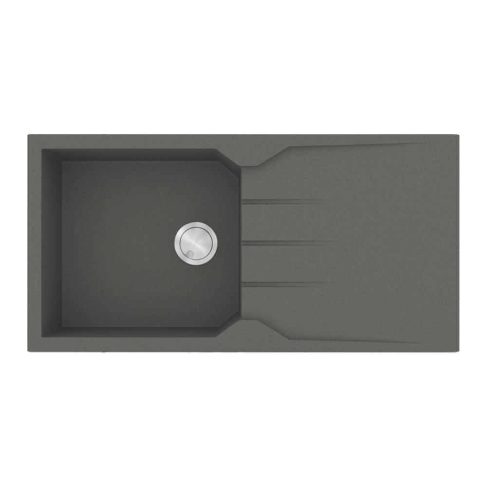 Εικόνα της Νεροχύτης Sanitec Ultra Granite 811 (100x50) Pietra