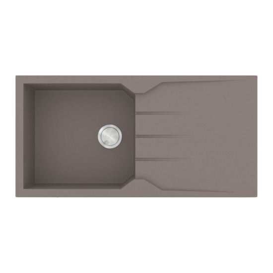 Εικόνα της Νεροχύτης Sanitec Ultra Granite 811 (100x50) Sienna